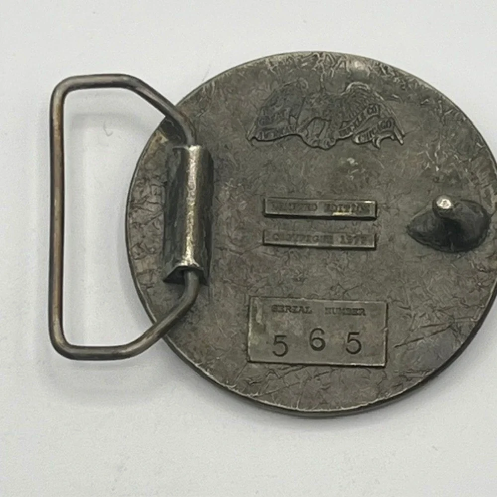 Vintage 1977 Great American Buckle Co Canoe Limited Edition Belt Buckle 565